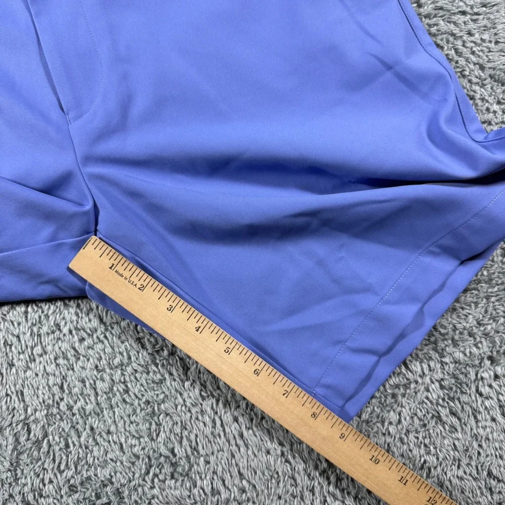 Peter Millar Performance Salem Golf Shorts Mens 34 Blue Wicking  MS15EB82
